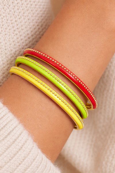 Enamel TouchDate Bangle